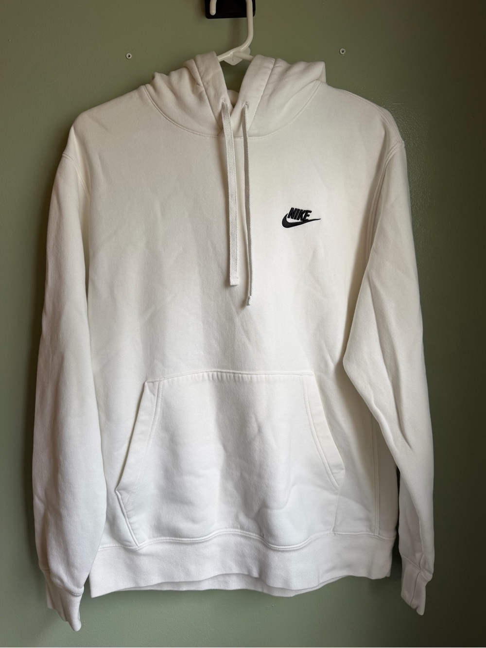 Nike White Pullover Hoodie